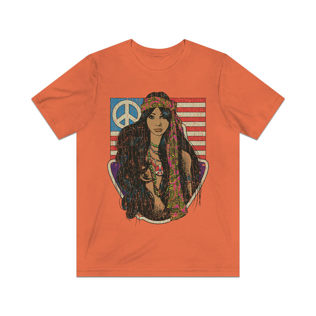 Peace is Natural 1969 Vintage Men's T-Shirt