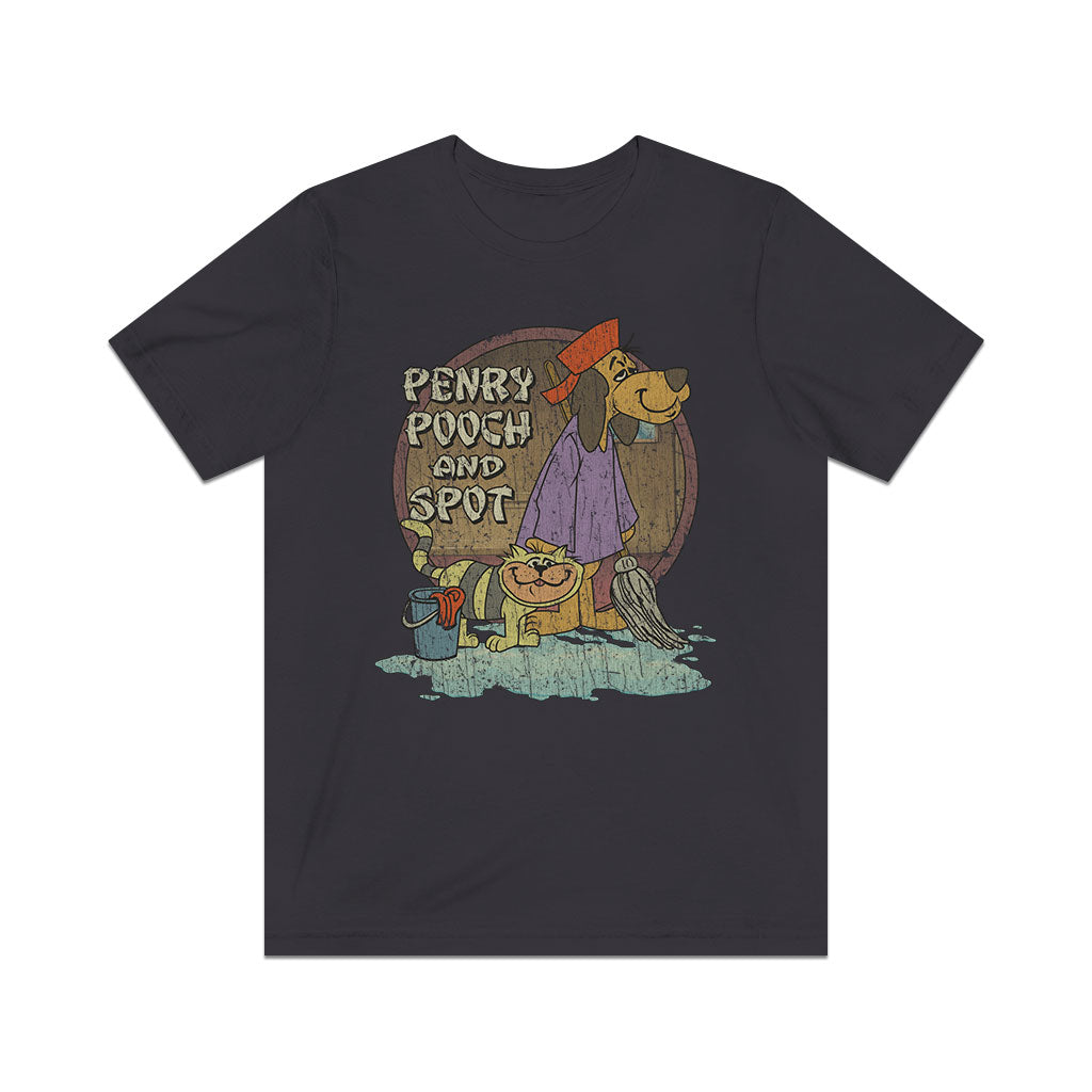 Penry Pooch and Spot 1974 Vintage Men's T-Shirt