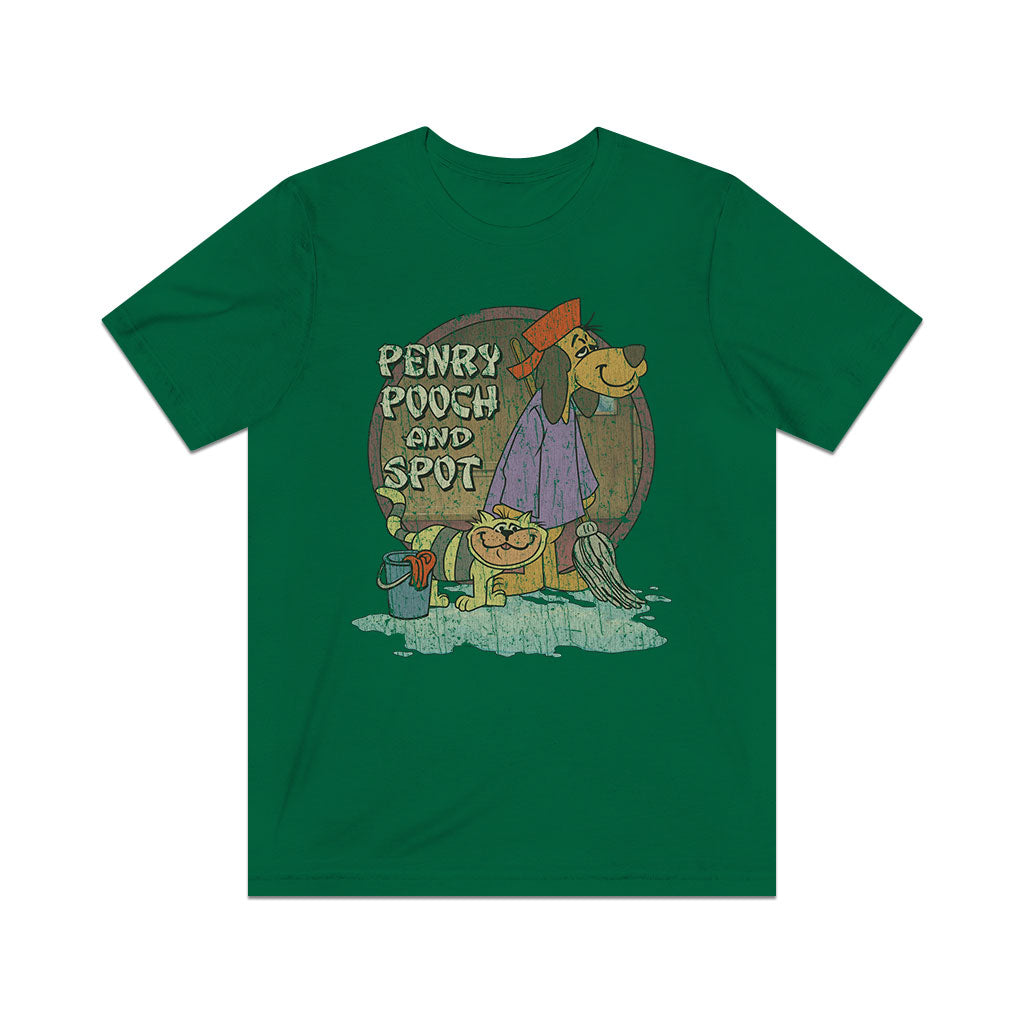 Penry Pooch and Spot 1974 Vintage Men's T-Shirt