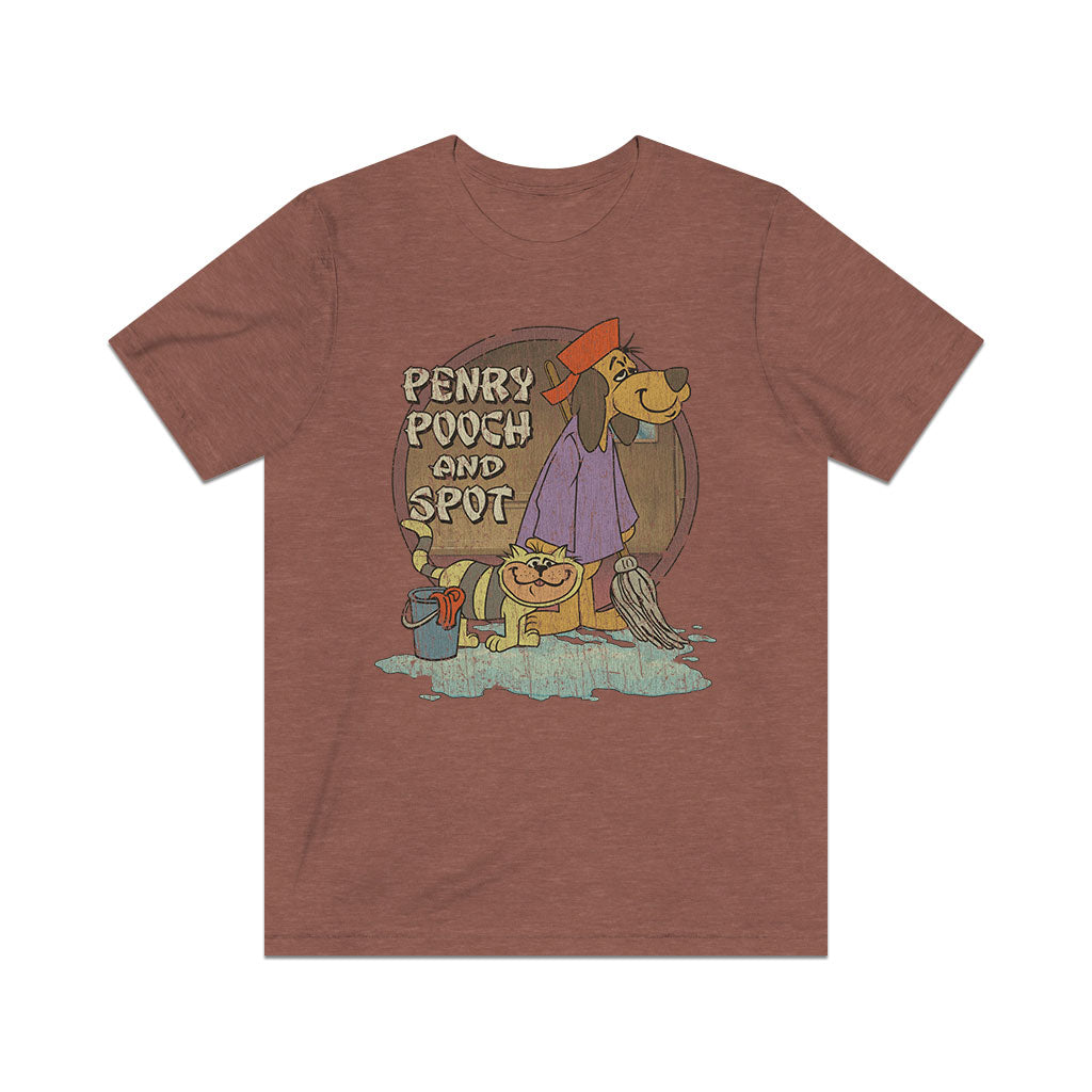 Penry Pooch and Spot 1974 Vintage Men's T-Shirt