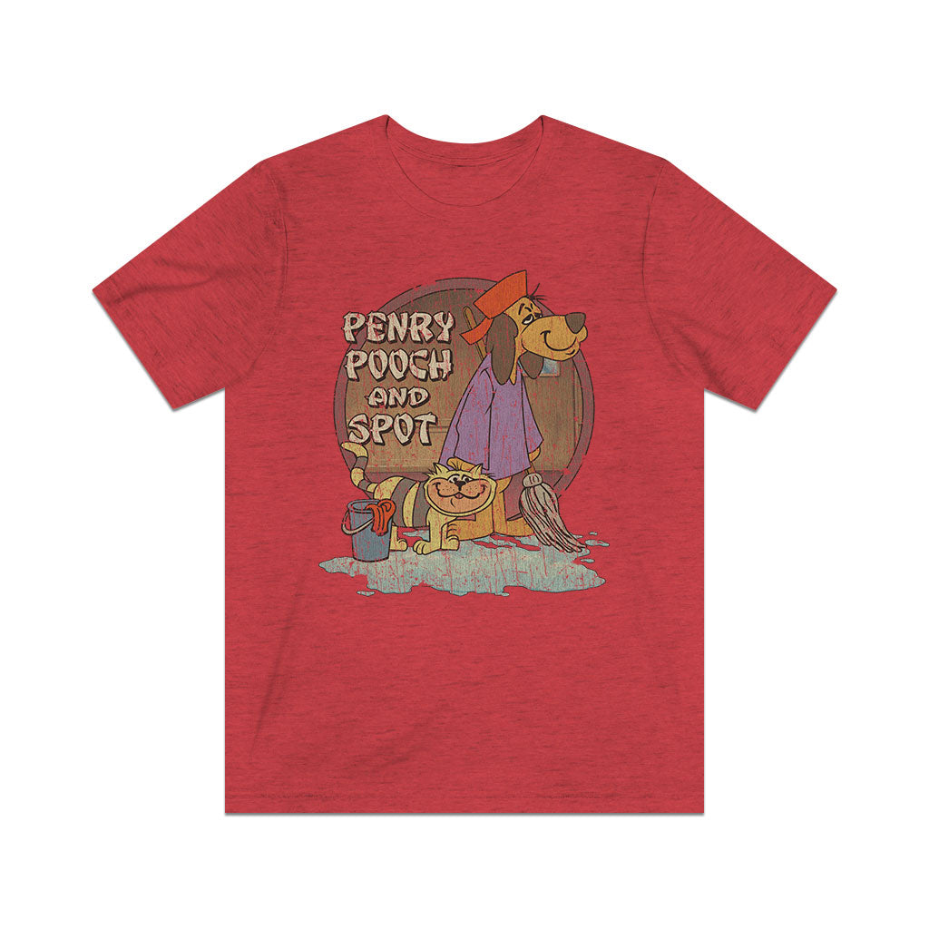 Penry Pooch and Spot 1974 Vintage Men's T-Shirt