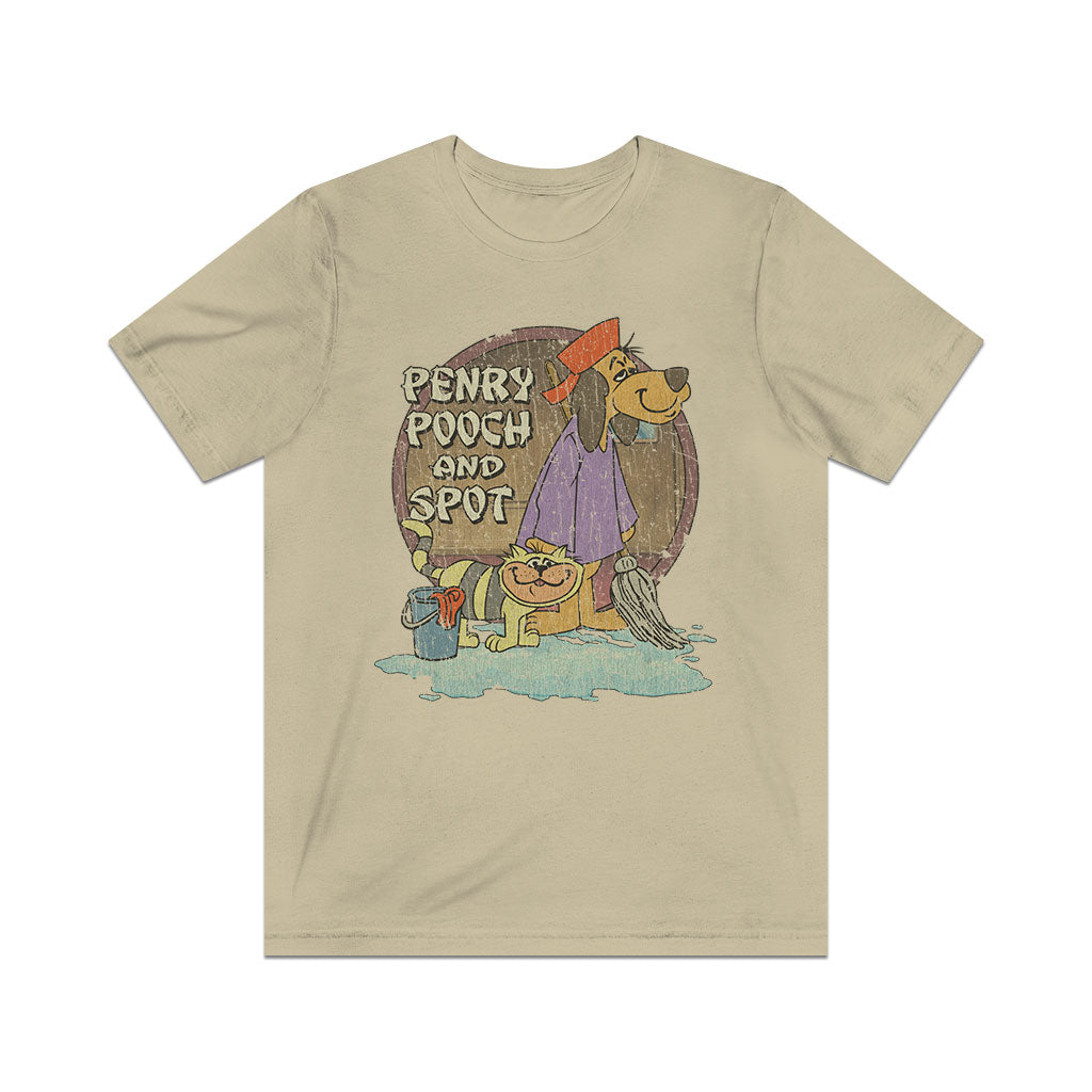 Penry Pooch and Spot 1974 Vintage Men's T-Shirt