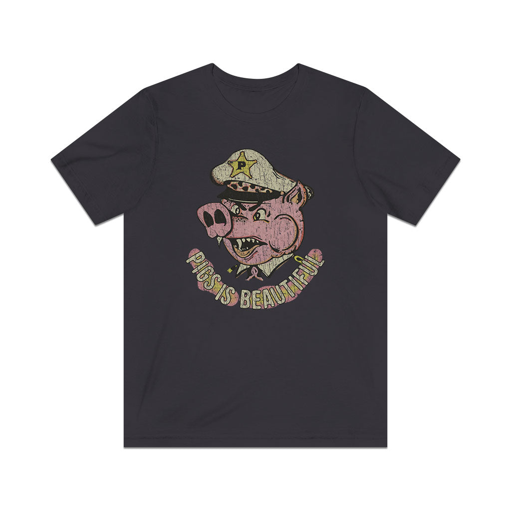 Pigs is Beautiful 1977 Vintage Men's T-Shirt