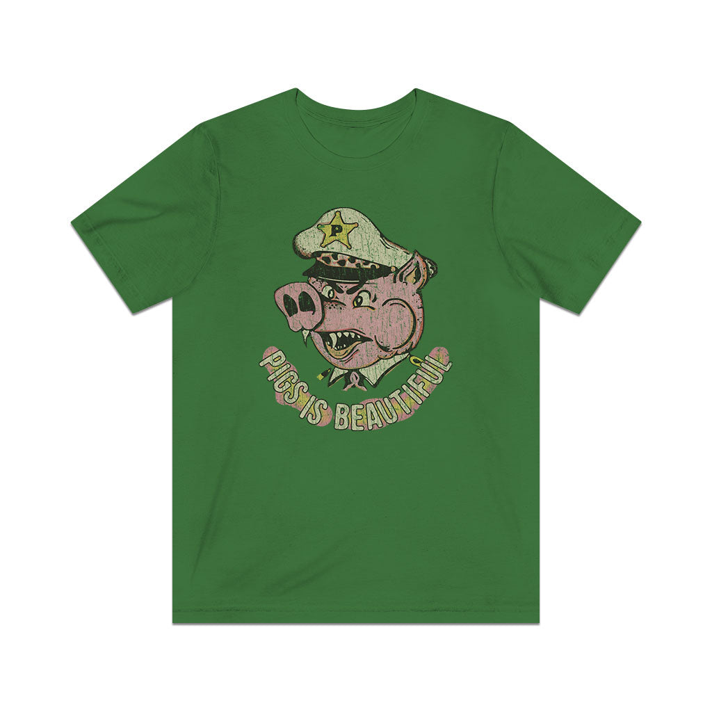 Pigs is Beautiful 1977 Vintage Men's T-Shirt