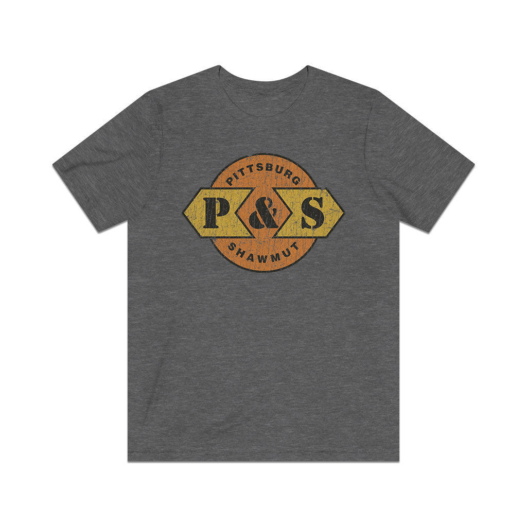 Pittsburg & Shawmut Railroad 1996 Vintage Men's T-Shirt