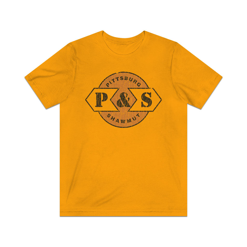 Pittsburg & Shawmut Railroad 1996 Vintage Men's T-Shirt