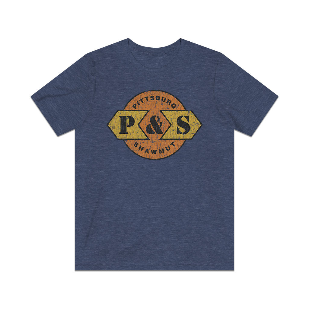 Pittsburg & Shawmut Railroad 1996 Vintage Men's T-Shirt