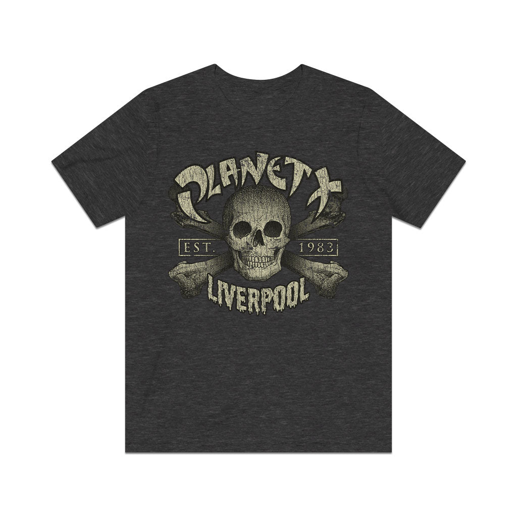 Planet X Liverpool Skull 1983 Vintage Men's T-Shirt