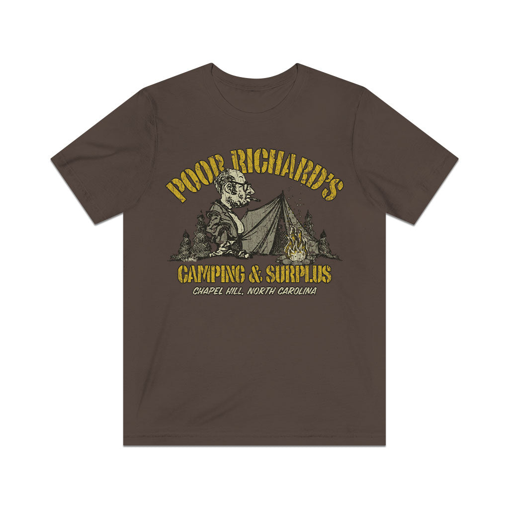 Poor Richard’s Camping & Surplus 1968 Vintage Men's T-Shirt
