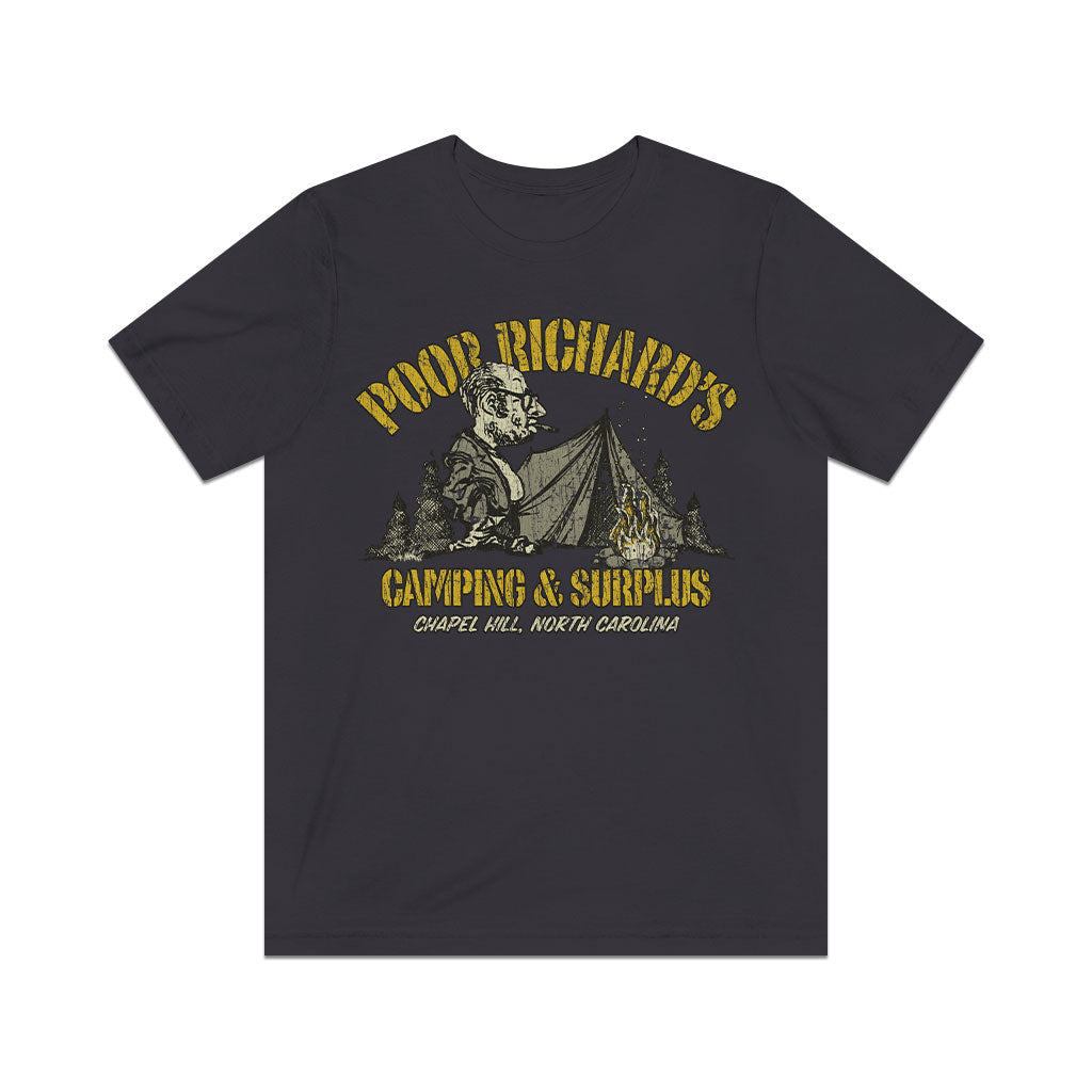 Poor Richard’s Camping & Surplus 1968 Vintage Men's T-Shirt