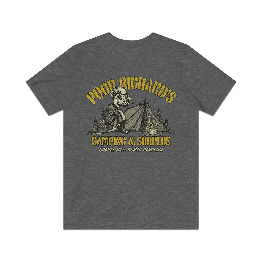 Poor Richard’s Camping & Surplus 1968 Vintage Men's T-Shirt