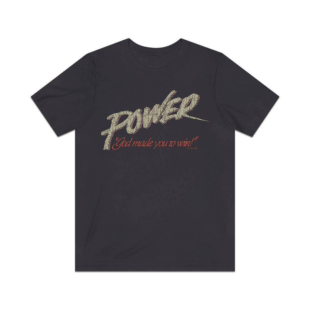 Power - God Made You to Win! 1991 Vintage Men's T-Shirt