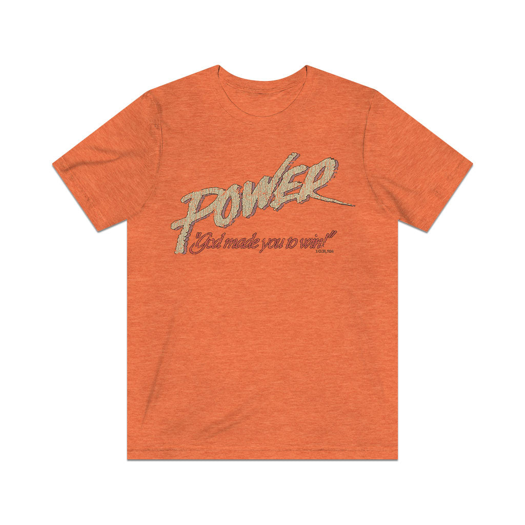 Power - God Made You to Win! 1991 Vintage Men's T-Shirt