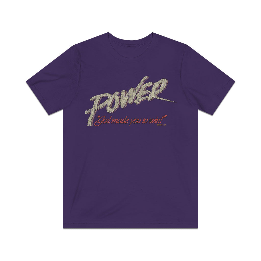 Power - God Made You to Win! 1991 Vintage Men's T-Shirt