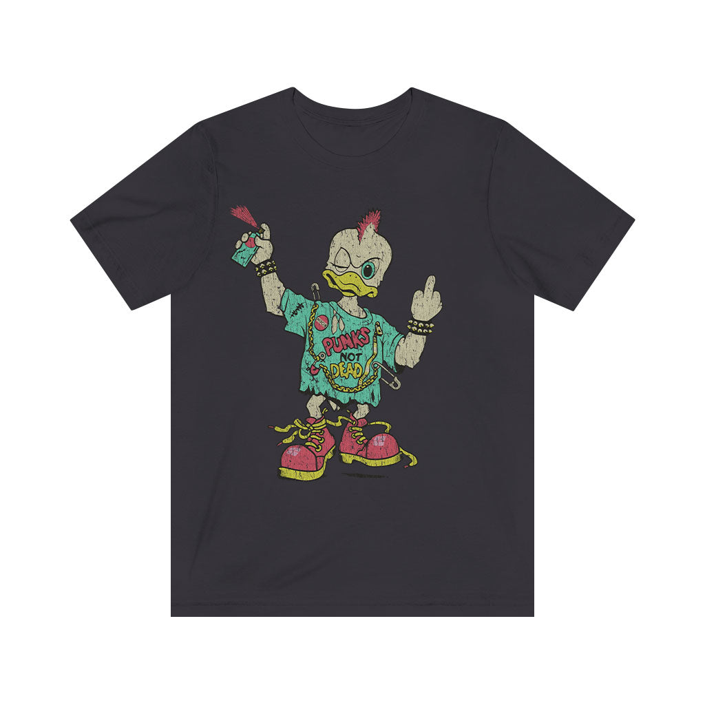 Punks Not Dead Duck 1992 Vintage Men's T-Shirt