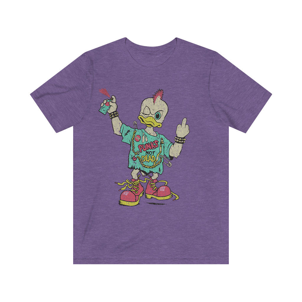 Punks Not Dead Duck 1992 Vintage Men's T-Shirt