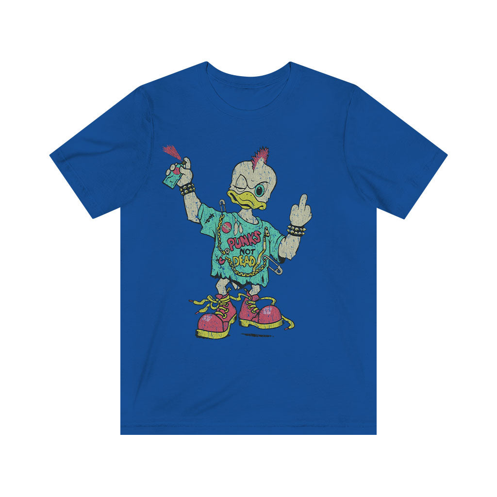 Punks Not Dead Duck 1992 Vintage Men's T-Shirt