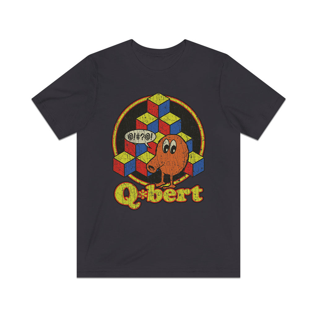 Q*bert 1982 Vintage Men's T-Shirt