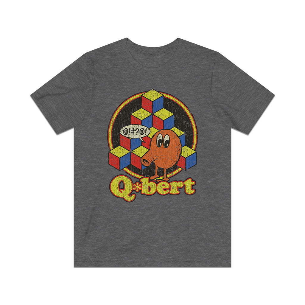 Q*bert 1982 Vintage Men's T-Shirt