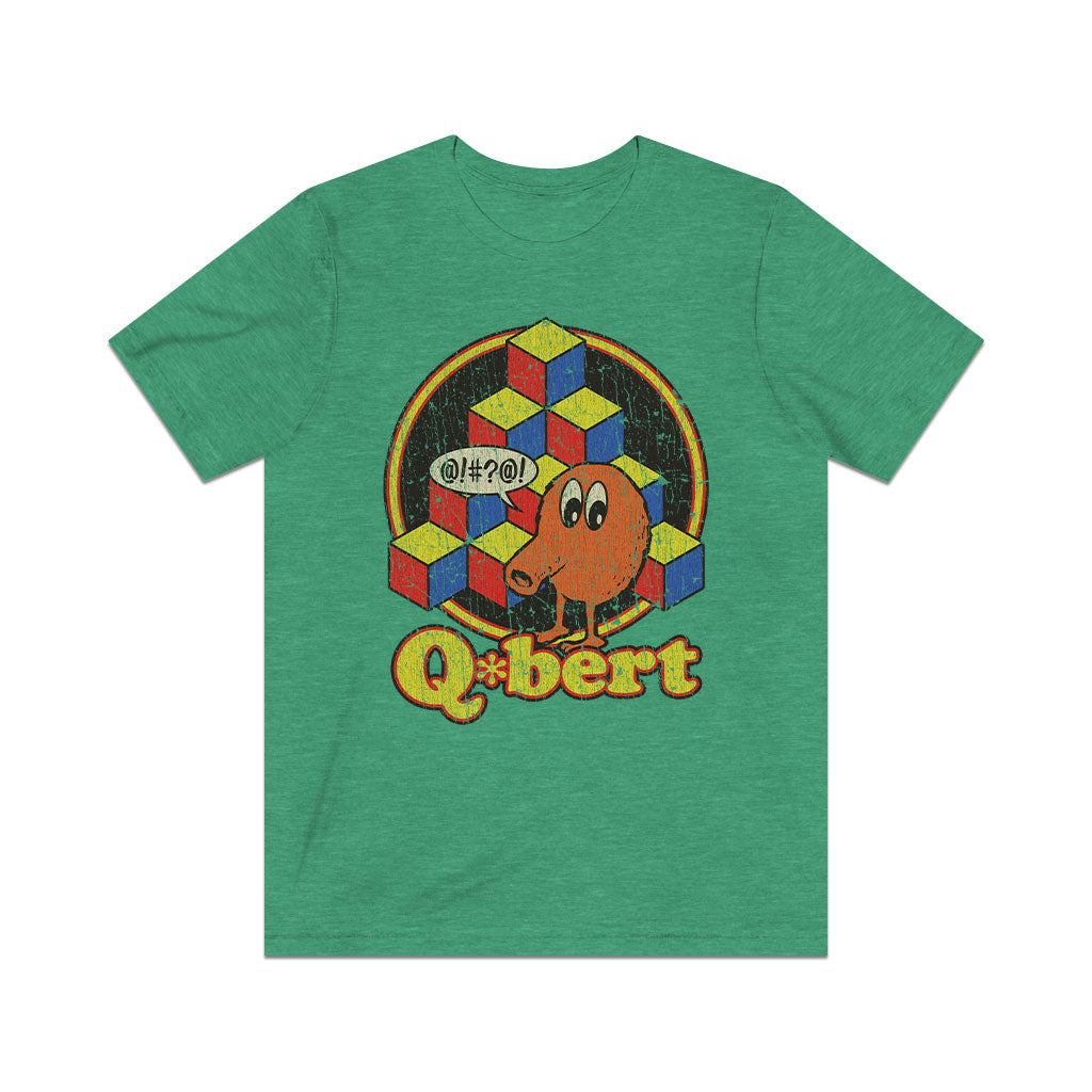 Q*bert 1982 Vintage Men's T-Shirt