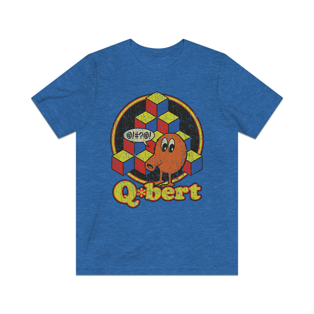 Q*bert 1982 Vintage Men's T-Shirt