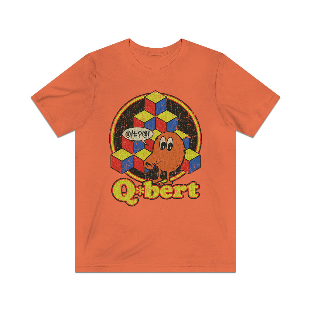 Q*bert 1982 Vintage Men's T-Shirt