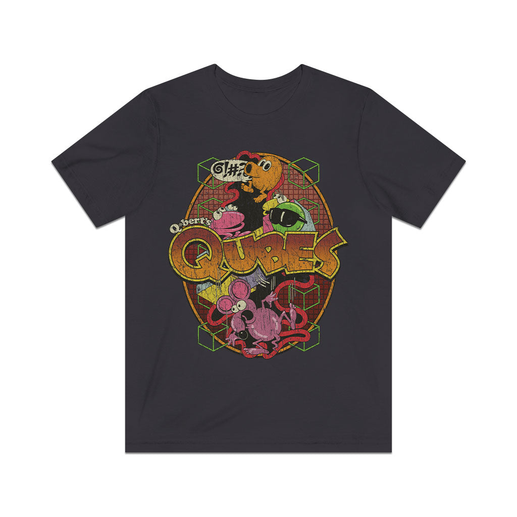 Q*bert's Qubes 1983 Vintage Men’s T-Shirt