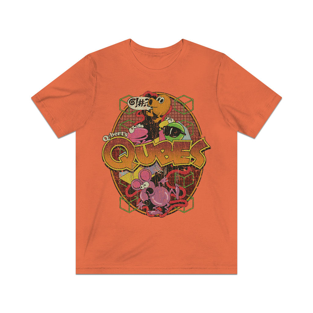 Q*bert's Qubes 1983 Vintage Men’s T-Shirt