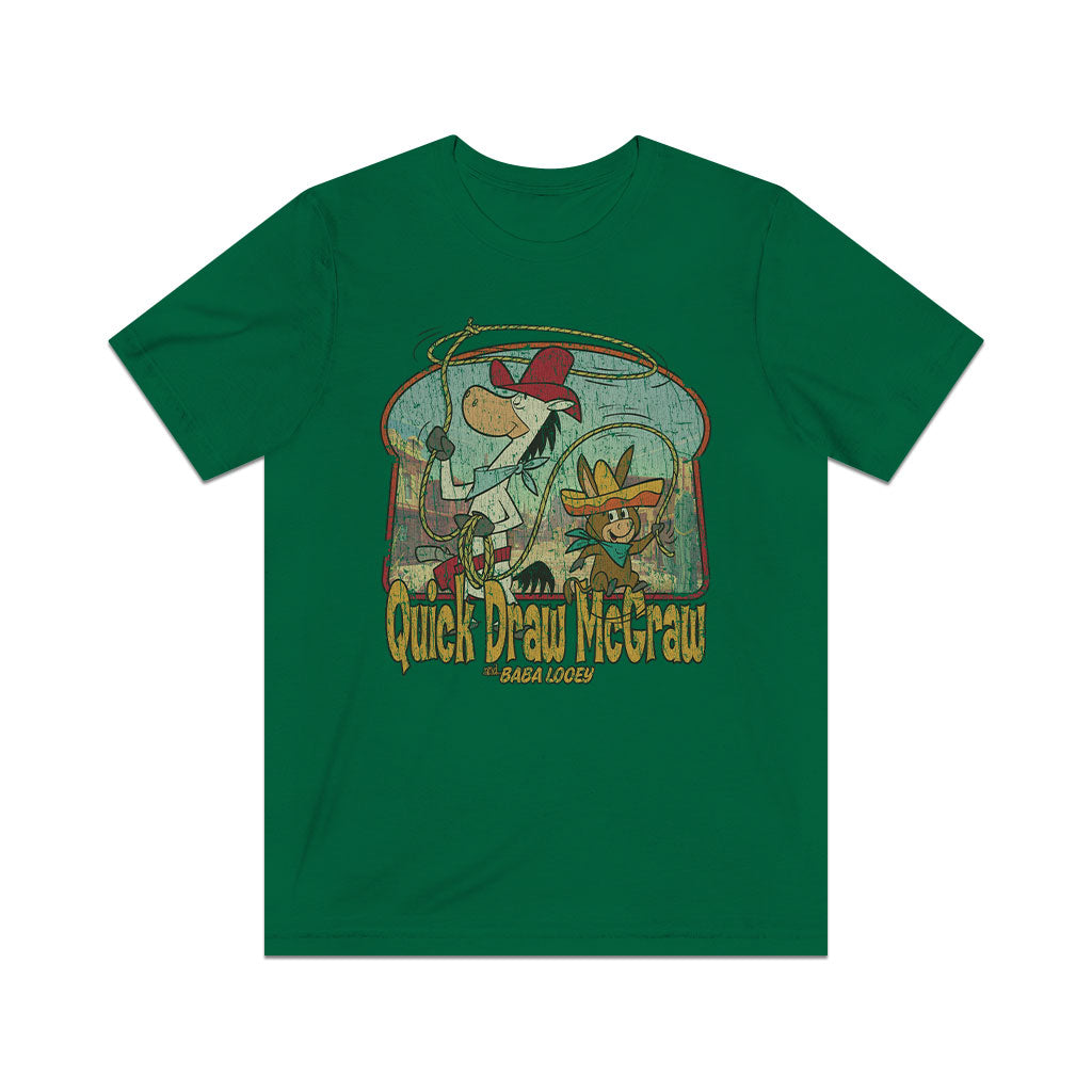 Quick Draw McGraw Roping Team 1959 Vintage Men's T-Shirt