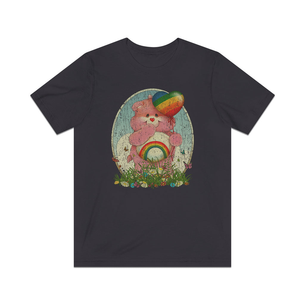Rainbow Pride Bear 1981 Vintage Men's T-Shirt