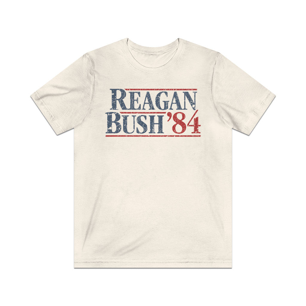 Reagan Bush 1984 Vintage Men's T-Shirt