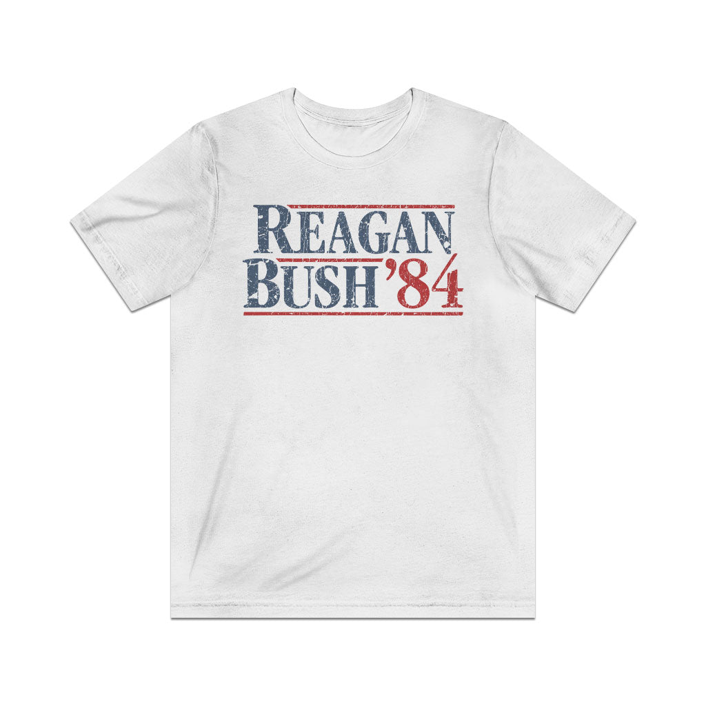 Reagan Bush 1984 Vintage Men's T-Shirt