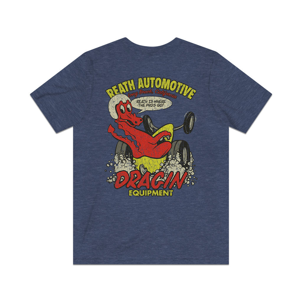 Reath Automotive Dragin Equipment 1957 F/B Vintage Men’s T-Shirt
