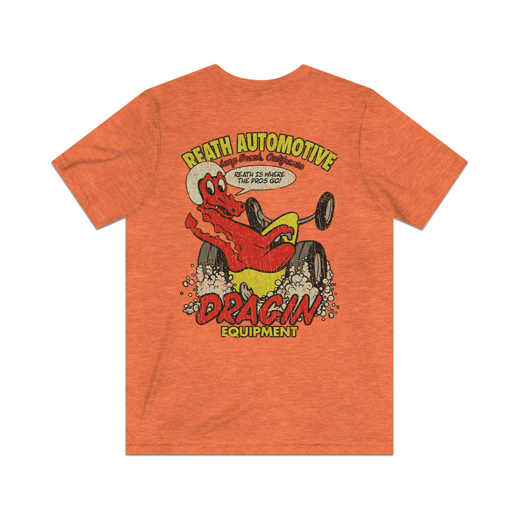 Reath Automotive Dragin Equipment 1957 F/B Vintage Men’s T-Shirt