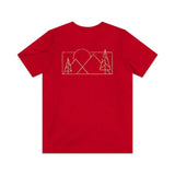 Synthwave Mountains 1986 Vintage Men's T-Shirt