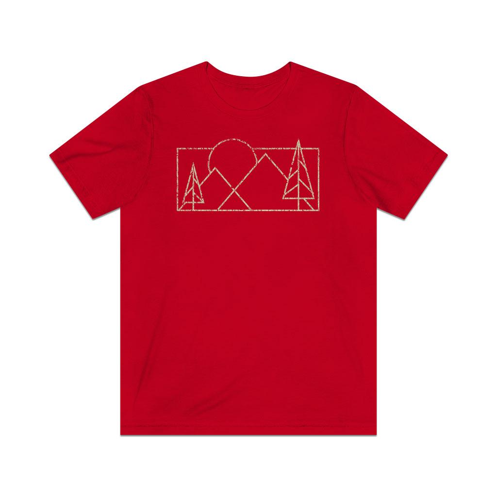 Synthwave Mountains 1986 Vintage Men's T-Shirt