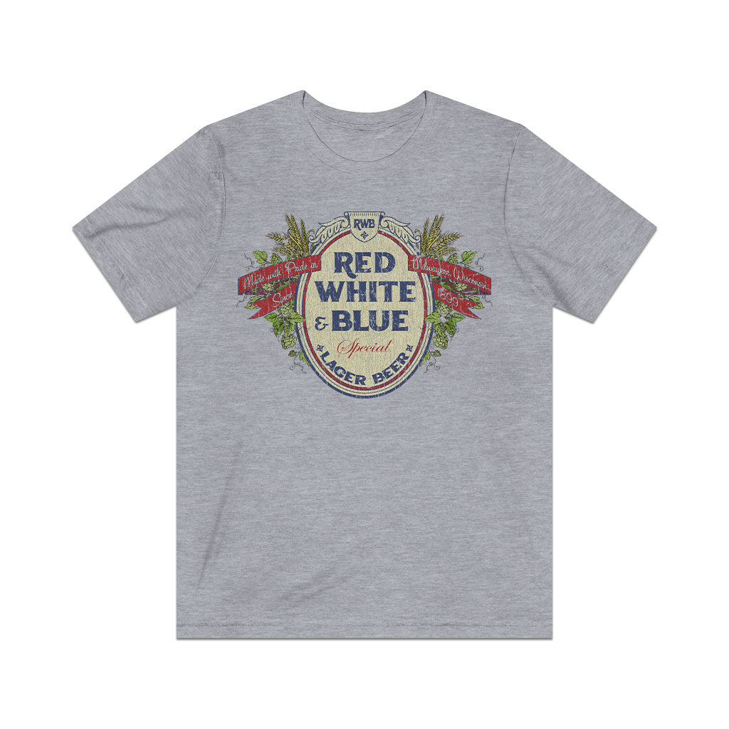 Red White & Blue Beer 1899 Vintage Men's T-Shirt