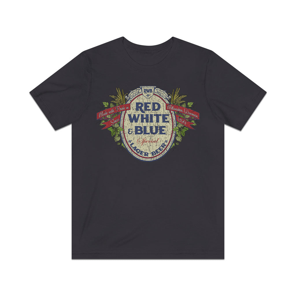 Red White & Blue Beer 1899 Vintage Men's T-Shirt