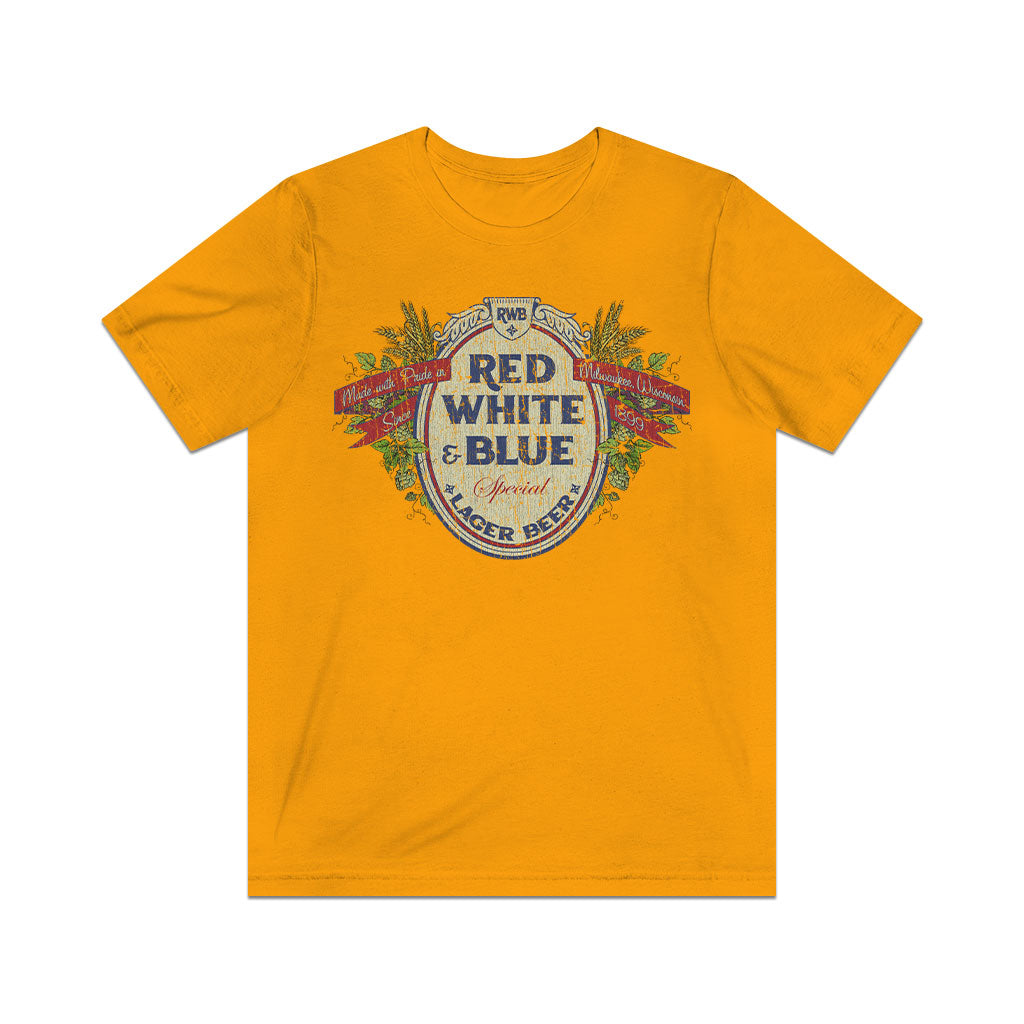 Red White & Blue Beer 1899 Vintage Men's T-Shirt