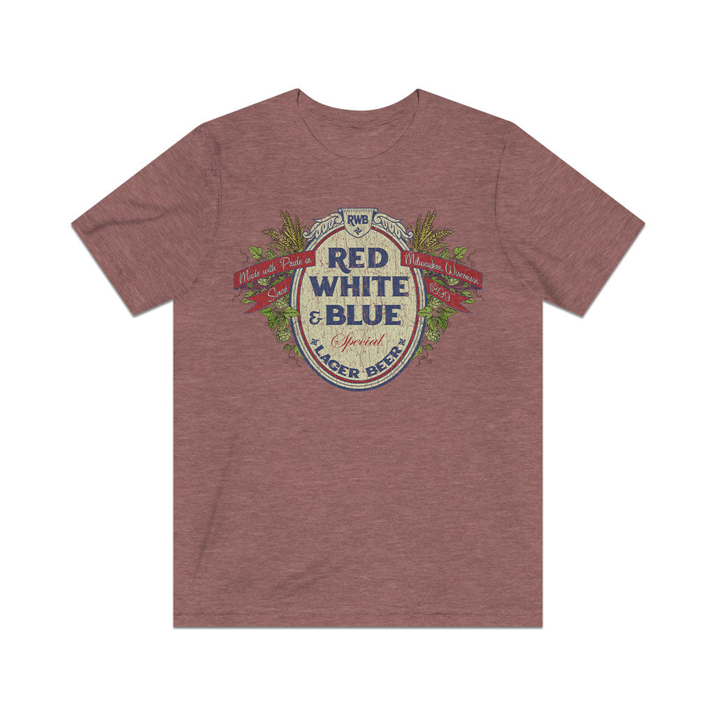 Red White & Blue Beer 1899 Vintage Men's T-Shirt
