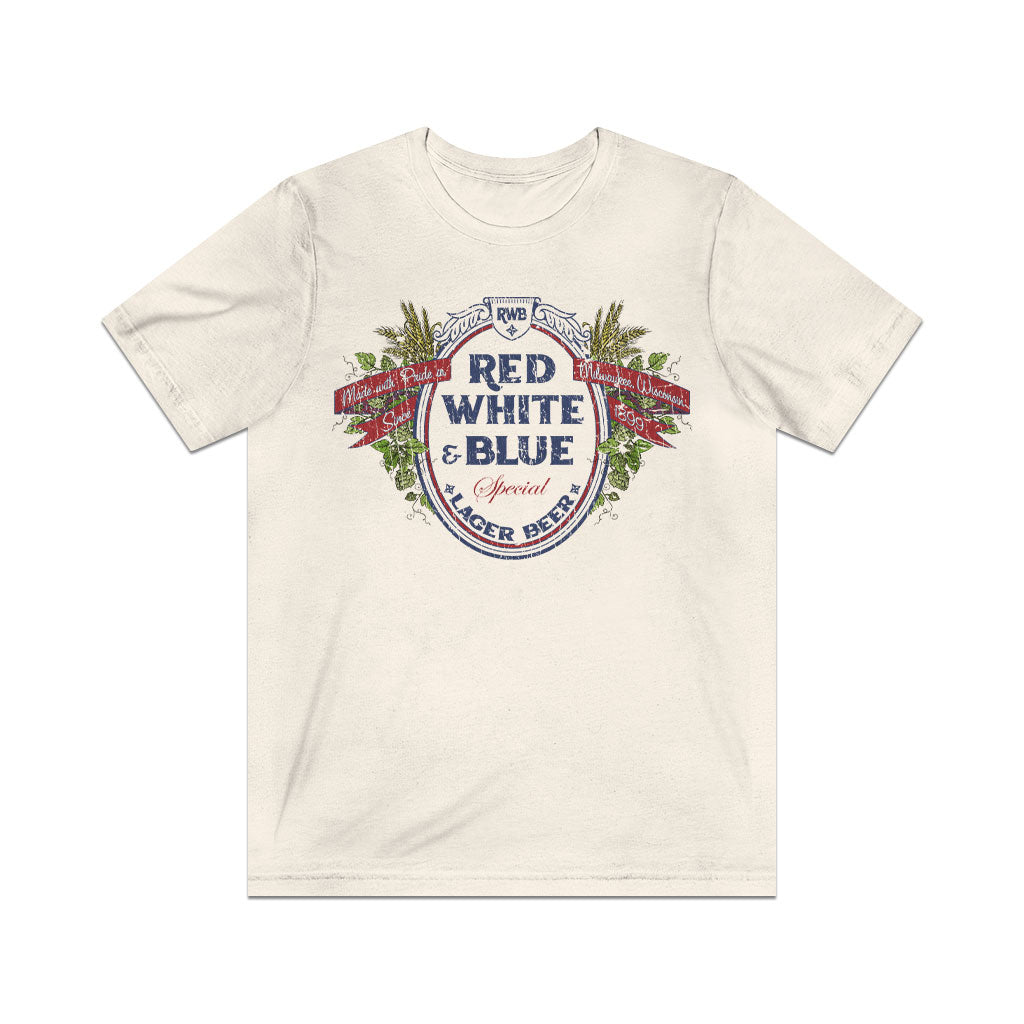 Red White & Blue Beer 1899 Vintage Men's T-Shirt