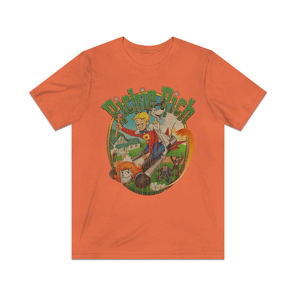Richie Rich 1980 Vintage Men's T-Shirt