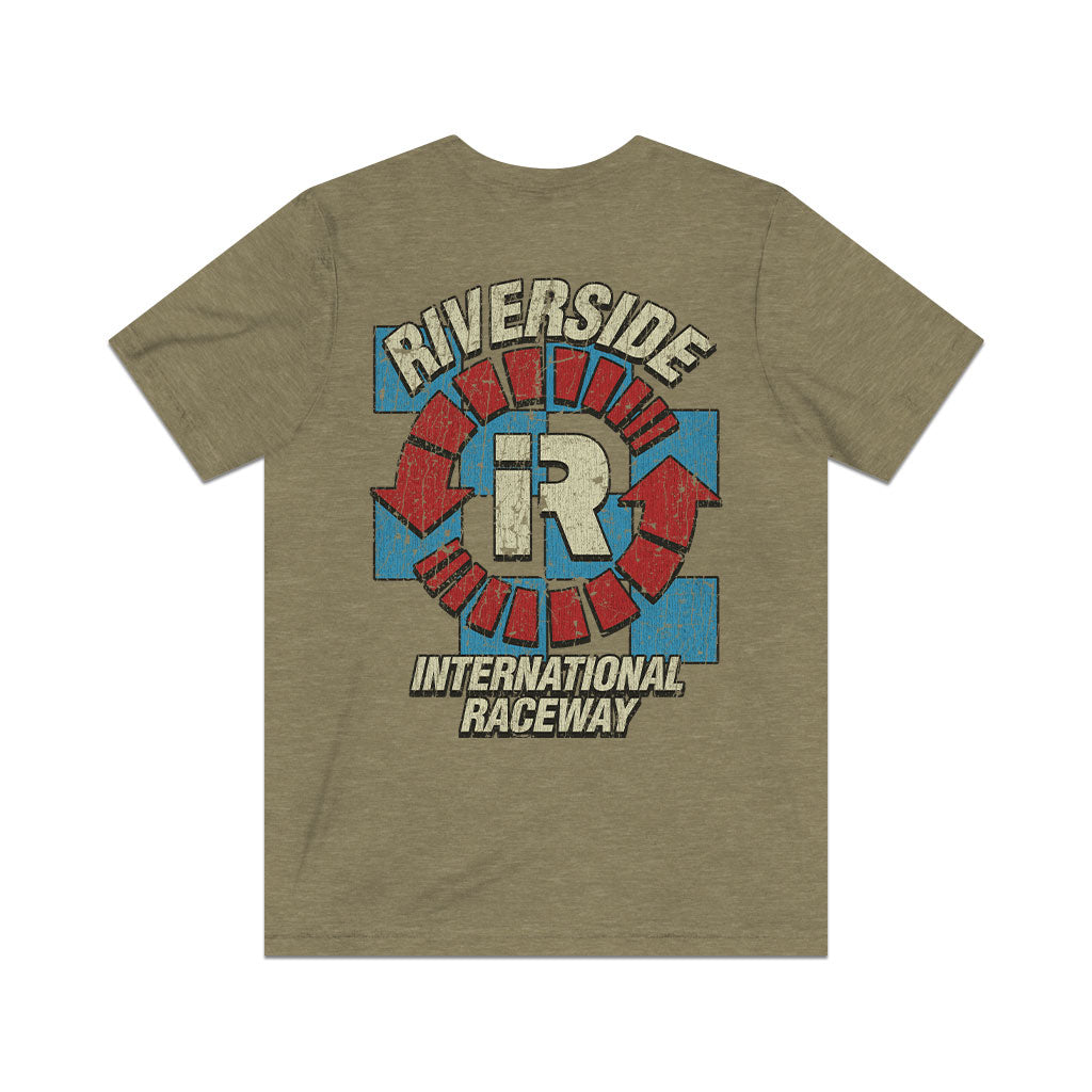 Riverside International Raceway 1957 F/B Vintage Men's T-Shirt