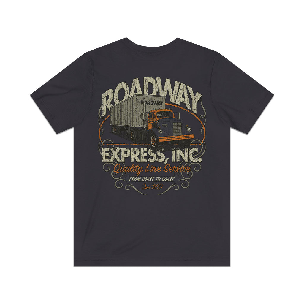 Roadway Express Coast to Coast 1930 F/B Vintage Men’s T-Shirt