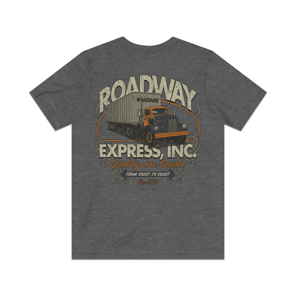 Roadway Express Coast to Coast 1930 F/B Vintage Men’s T-Shirt