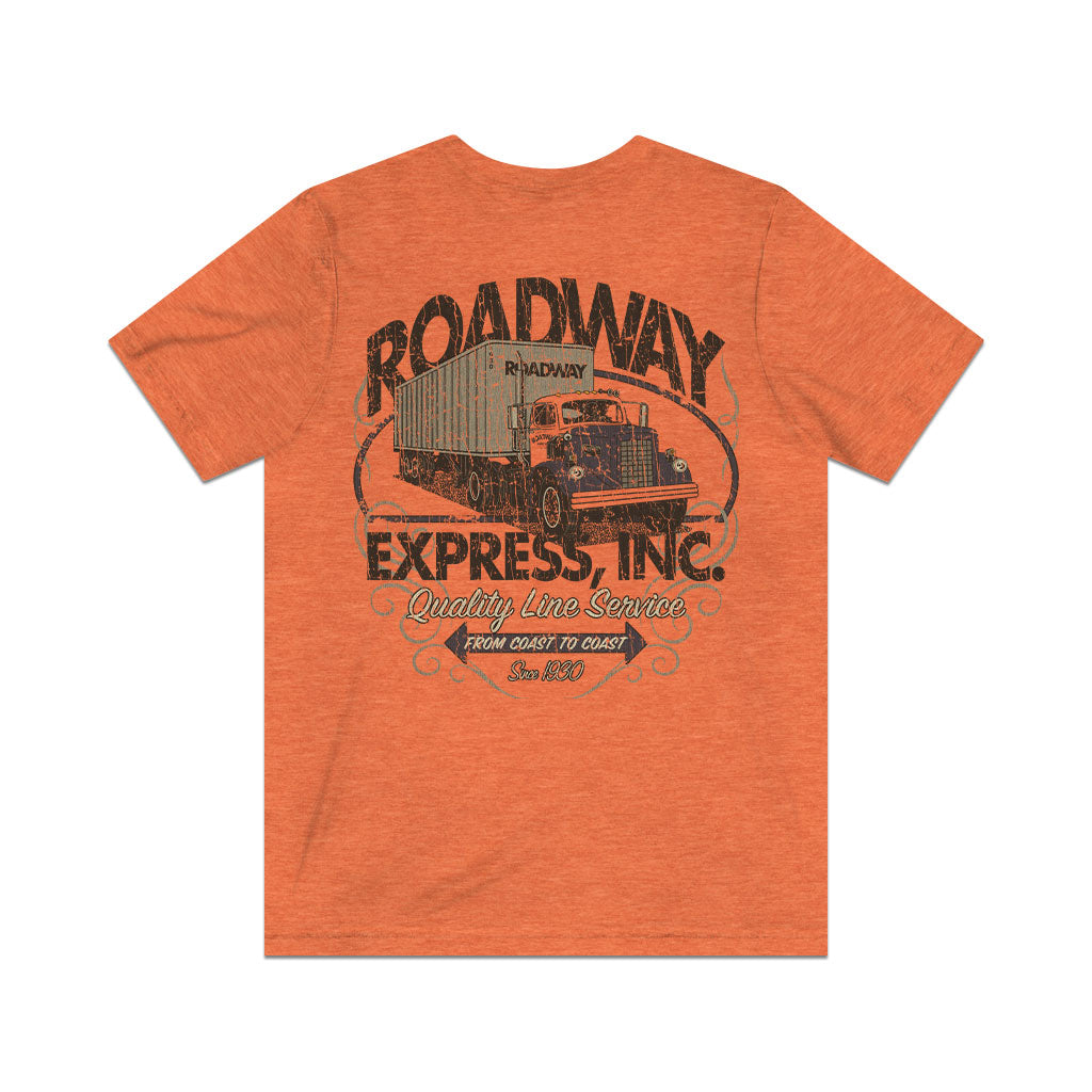 Roadway Express Coast to Coast 1930 F/B Vintage Men’s T-Shirt