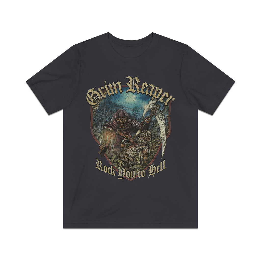 Rock You to Hell 1987 Vintage Men's T-Shirt