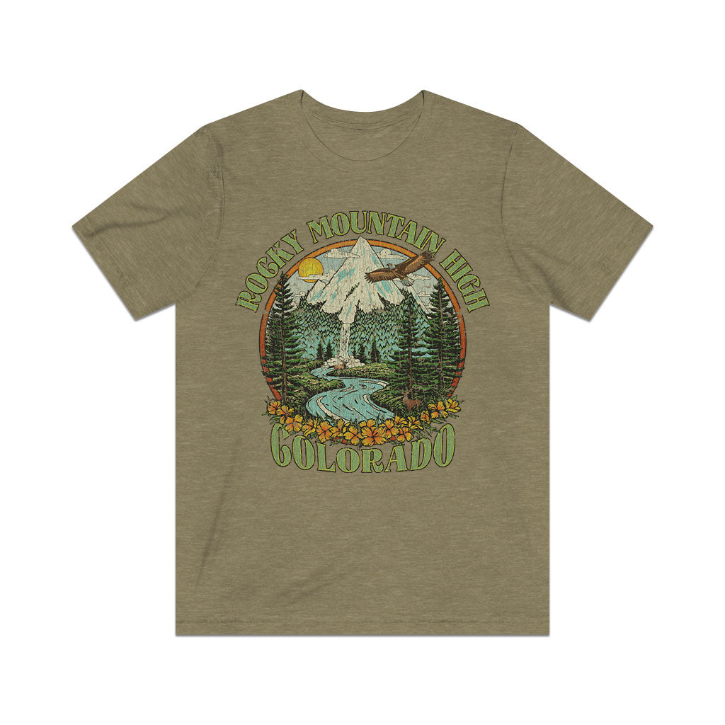 Rocky Mountain High 1972 Vintage Men's T-Shirt