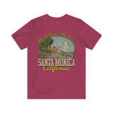 Santa Monica Where the Mountains Meet the Sea 1962 Vintage Men's T-Shirt