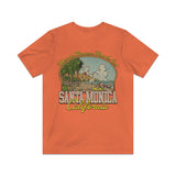 Santa Monica Where the Mountains Meet the Sea 1962 Vintage Men's T-Shirt